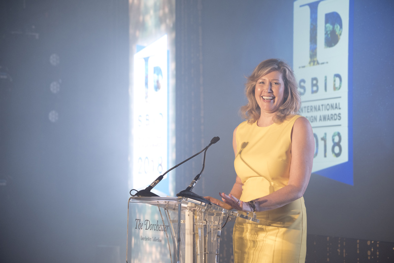 Dr Vanessa Brady OBE opening the SBID International Design Awards 2018
