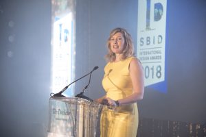 Dr Vanessa Brady OBE opening the SBID International Design Awards 2018