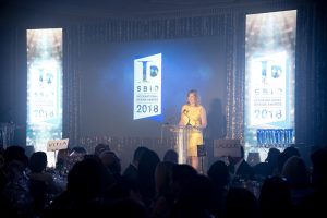 Dr Vanessa Brady OBE opening the SBID International Design Awards 2018
